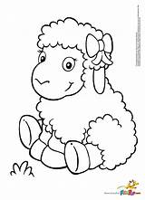 Lamb Sheep Coloring Ovelhas Oveja Opferfest Ovelha Dibujos Shaun Schafe Ostern Ovejita Vino Cenar Dieren sketch template