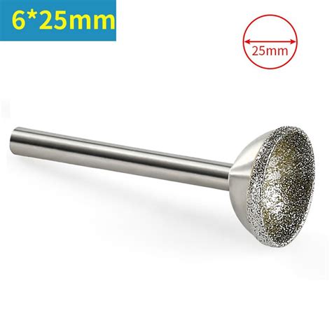 Anna Diamond Mounted Point Head Spherical Concave Coarse Grinding Bit