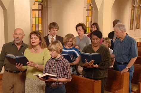 singing hymns  church judsonia church  christ