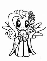 Fluttershy sketch template