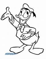 Donald Duck Daisy Coloring Pages Presenting Disneyclips Funstuff sketch template
