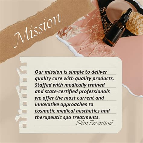create esthetician mission statement   examples zolmicom