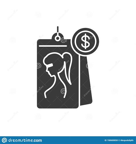 prostitution black glyph icon sexual services for money sex trade
