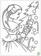 Barbie Christmas Coloring Pages Print Getdrawings sketch template