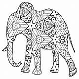 Year Olds Coloring Pages Animal Geometric Book Elephant Printable Drawings Color Print Just Fun Shapes Thecottagemarket Clipartmag sketch template