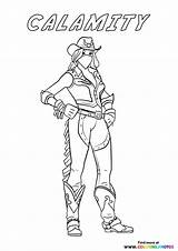 Calamity Vanguard sketch template