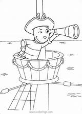 Backyardigans Coloring Pages Pirate Austin Para Guarding Info Colorear Cornfield Kids Book Color Xcolorings Cartoons Coloriage Getdrawings Drawing Print 567px sketch template