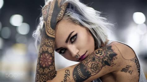 27 tattoo girl wallpapers wallpaperboat