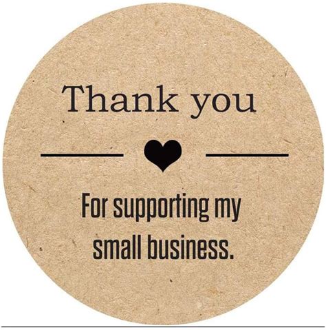supporting  small business stickers   inches