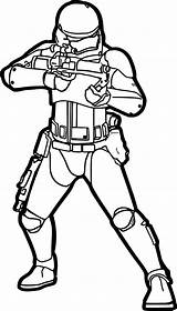 Stormtrooper Trooper Awakens Getcolorings sketch template