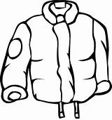 Coloring Winter Jacket Raincoat Pages Coat Clipart Color Clothes Printable Cartoon Life Clip Men Template Getcolorings Clipartmag Coats sketch template