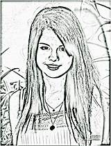 Coloring Pages School High Musical Printable Hannah Selena Gomez Montana Color Cartoons Online Popular sketch template