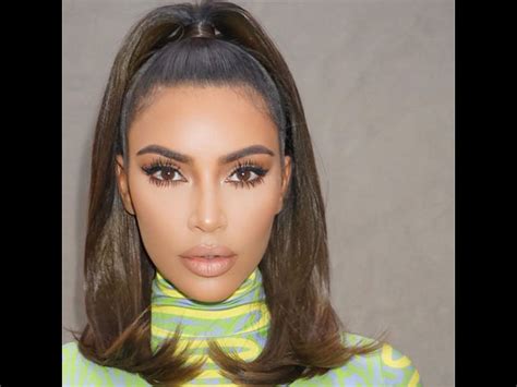 Kim Kardashian Opted For A Light Frosted Brown Hair