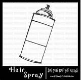 Hairspray sketch template