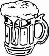 Beer Drawing Mug Stein Clipart Decal Line Sticker Decals Bottle Alcohol Drug Getdrawings Clip Width Clker Rating sketch template