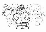 Cold Coloring Winter Large sketch template