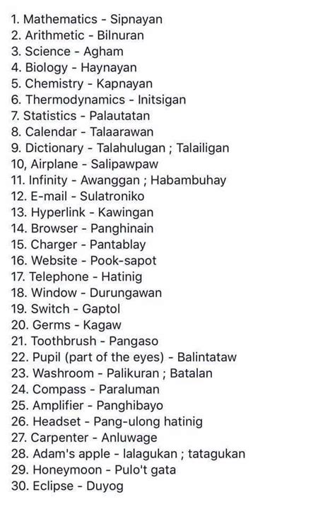 tagalog tagalog words filipino words deep filipino words  meaning