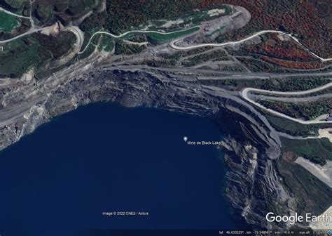 black lake landslide  thetford mines  quebec  landslide blog agu blogosphere