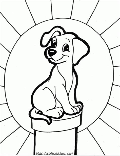 puppy coloring pages  large images