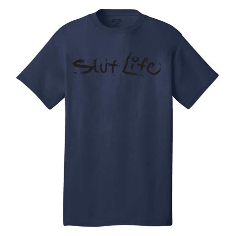 Slut Life T Shirt Adult Funny Sex Joke Salt Water Lover Sl Beach