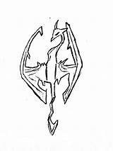 Skyrim Drawing Getdrawings Symbol sketch template