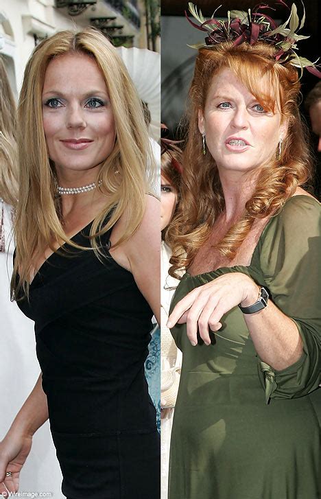 Redheads Geri And Fergie S Wedding Date Daily Mail Online