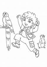 Coloring Pages Diego Go Printable Rivera Kids Popular Coloringhome sketch template