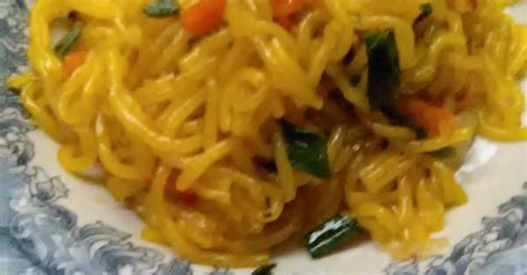 resep mie aci kuning enak  mudah cookpad