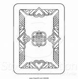 Card Playing Illustration Vector Atstockillustration Buy Clip sketch template