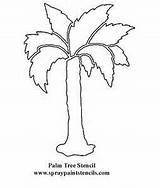 Tree Palm Stencil Stencils Outline Drawing Printable Template Palmetto Leaf Templates Plant Clipart Frond Trees Silhouette Sunset Gif Cliparts Patterns sketch template