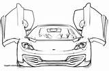 Ferrari Coloring Pages Car Italia Printable Cars Spider Color Mp412 Getcolorings Getdrawings La Coloriage Print Side Drawing Carscoloring Pag sketch template