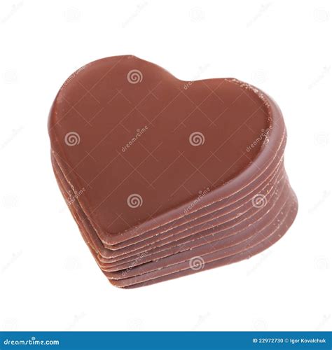 heart shaped chocolate stock photo image  chocolate