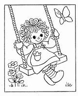 Ann Coloring Raggedy Swing Pages Para Book Andy Color Pasta Escolha Getdrawings Getcolorings Pintura sketch template