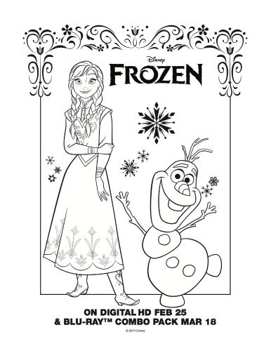 printable disney frozen  printable frozen coloring pages pics