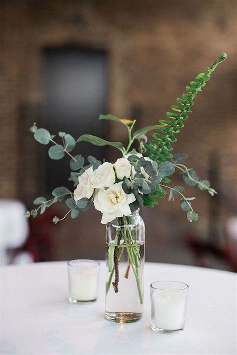 minimalist elegant wedding centerpiece ideas