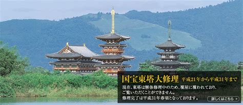 奈良薬師寺 公式サイト yakushiji temple official web site 奈良 薬師寺 奈良 巡礼