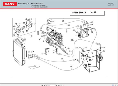 sany articulated loader sw spare parts catalog  en de fr es