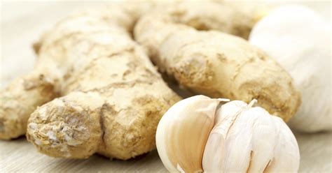 ginger  garlic  foods   detoxify  body popsugar fitness