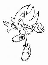 Sonic Coloring Pages Printable Getdrawings sketch template