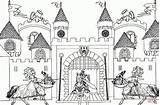 Ritterburg Ausmahlbilder Burg Ausdrucken Burgen Kinderbilder Ausmalbild sketch template