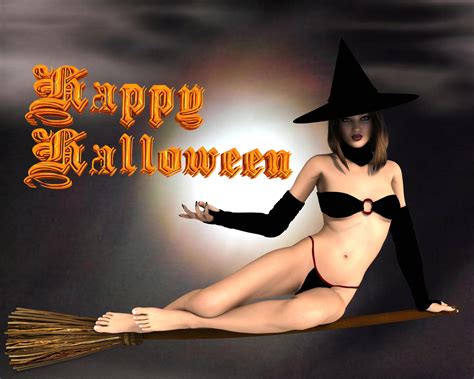 Sexy Witch Says Happy Halloween By Amdeland Baldwin On Deviantart