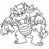 Bowser Jr Coloring4free Stampare Bestcoloringpagesforkids Koopa sketch template