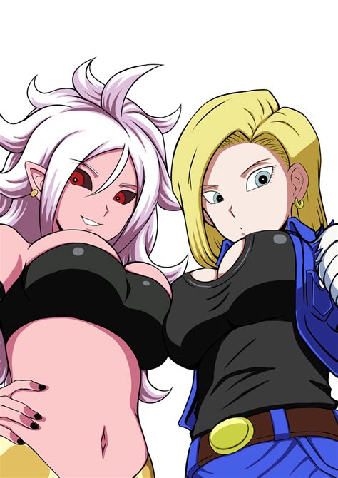 Android 18 Android 21 And Majin Android 21 Dragon Ball