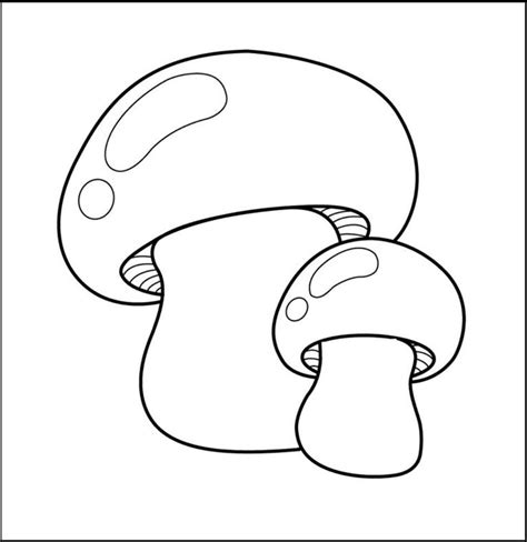 mushrooms coloring sheet  kids en  otono