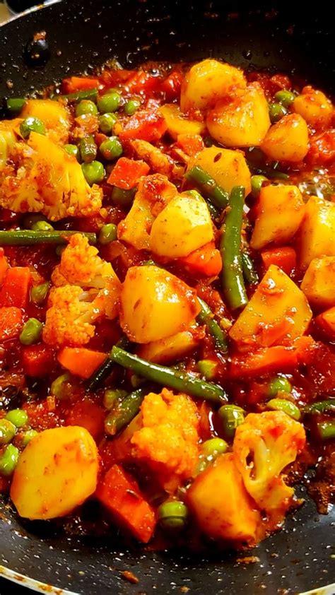 mixed vegetable masala healthier steps