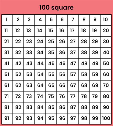 printable  square grid