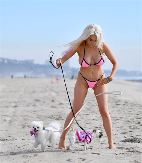 Courtney Stodden In Bikini On The Beach In Santa Monica 01