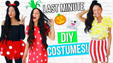 diy  minute costume ideas  halloween  easy youtube