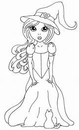Josephine Cuties Cuddlebug Witch Stylish sketch template