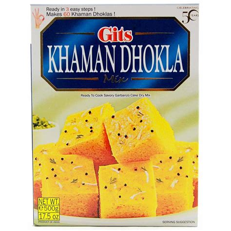 gits khaman dhokla mix   packs  buy  asian dukan